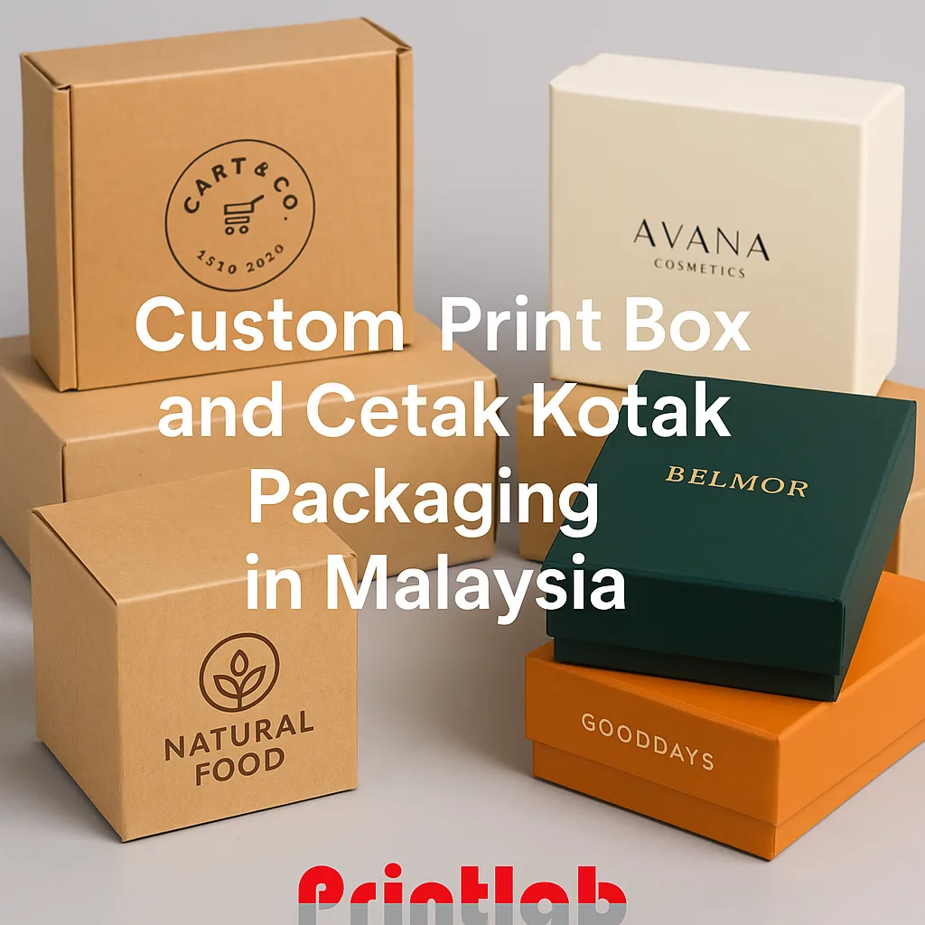 Custom Print Box and Cetak Kotak Packaging in Malaysia