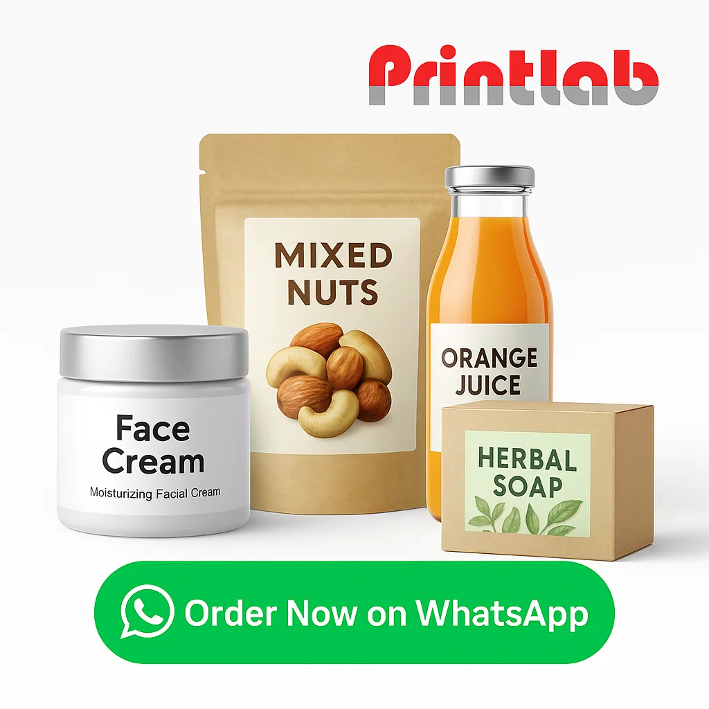 Custom Product Label Sticker Printing in Malaysia