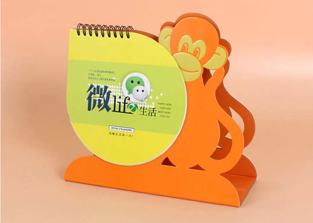 Custom Shape Desk Calendar