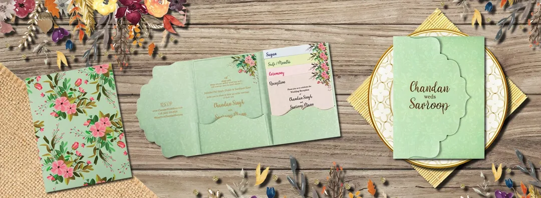 Custom Shaped Invitation Card
