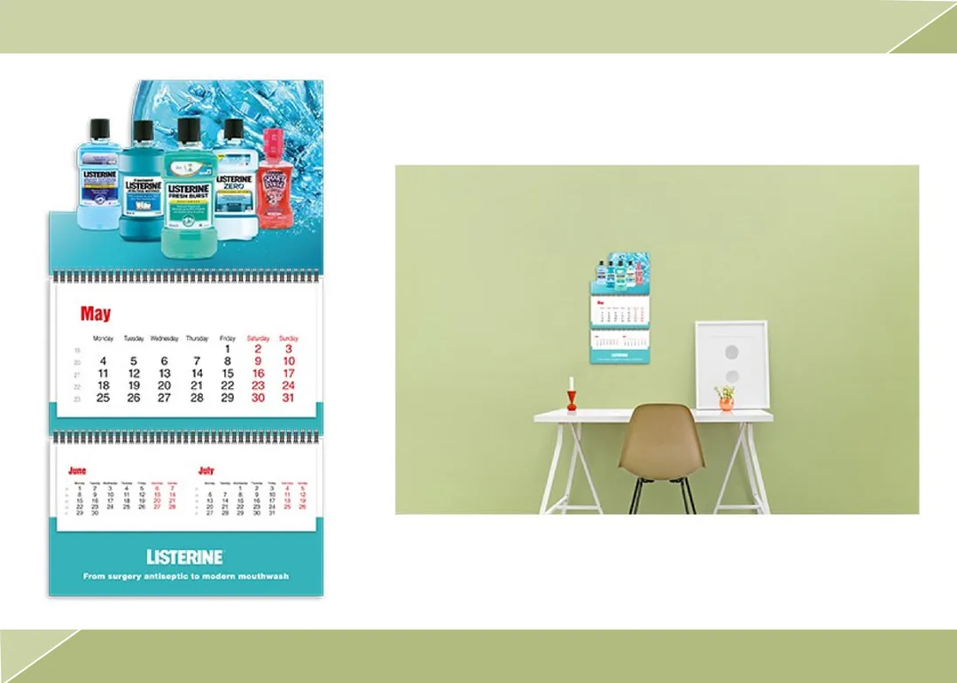 Custom Shaped Wall Calendar