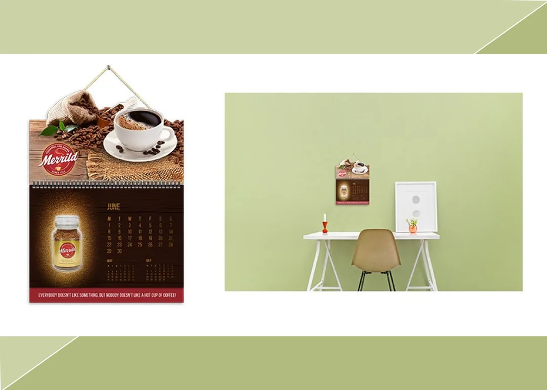 Custom Shaped Wall Calendar
