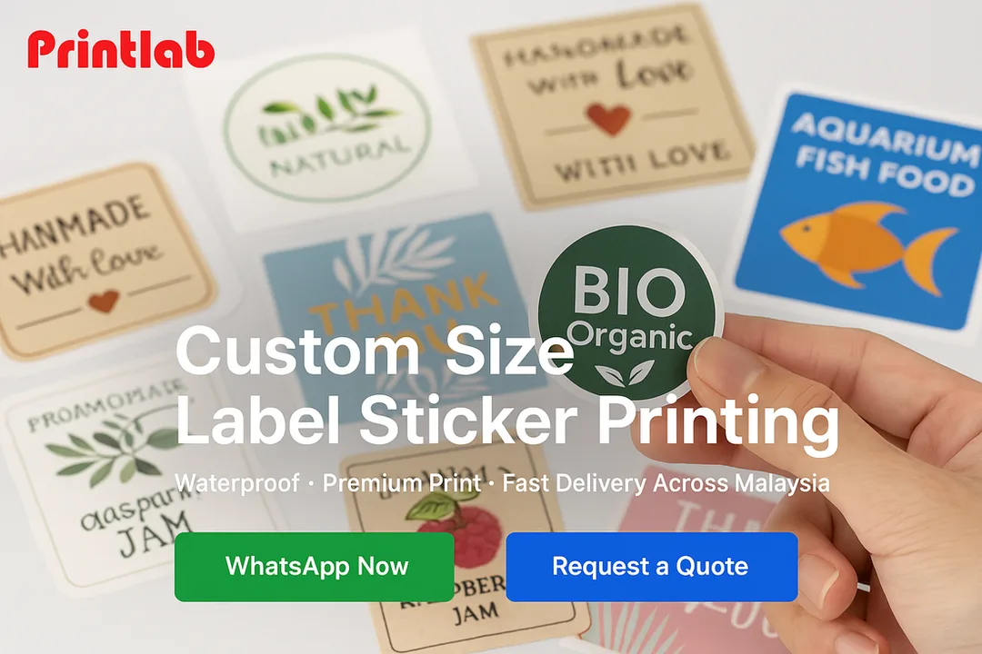 Custom Size Label Sticker