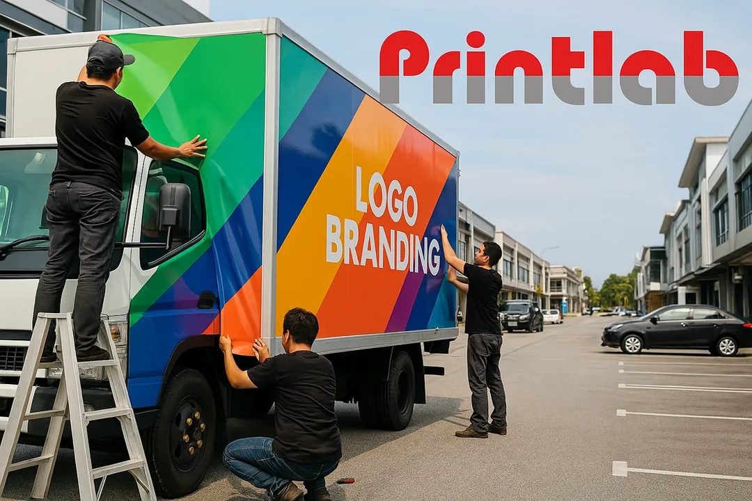 Custom Size Lorry Sticker Wrap Printing Malaysia