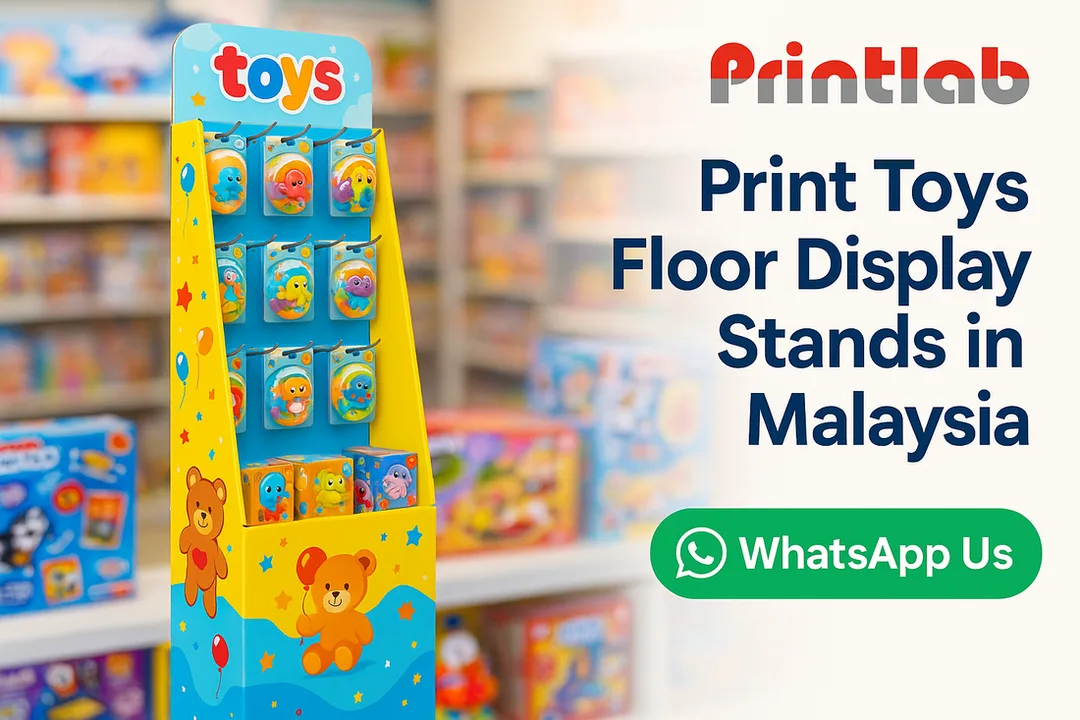 Custom Toys Floor Display Stand Printing in Malaysia