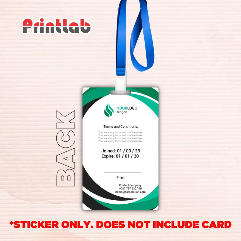 Door Access Card Sticker Printing in Malaysia