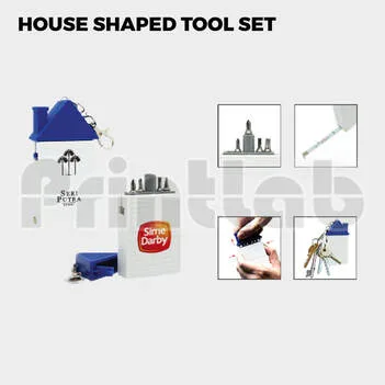 House shaped tool set