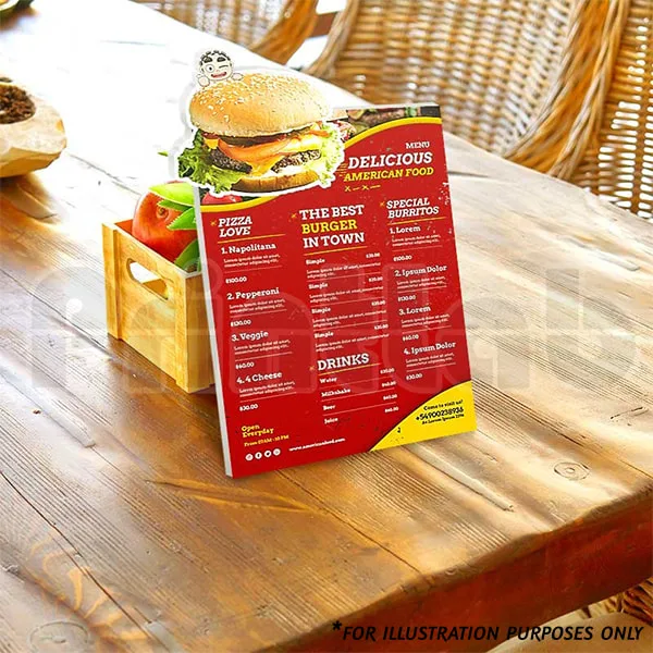PRINT TENT CARD