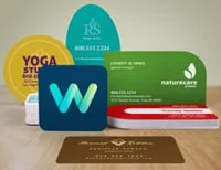 Custom Shape Business Card