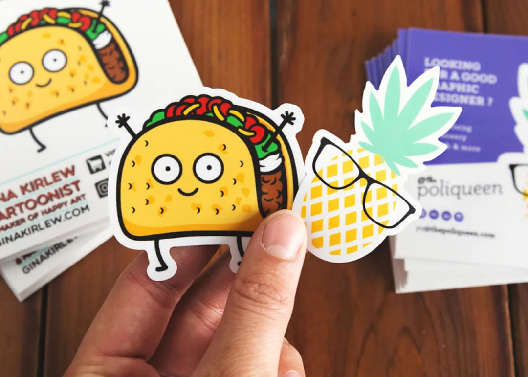 Print Die Cut Sticker, Multipurpose Sticker, Label Sticker Application