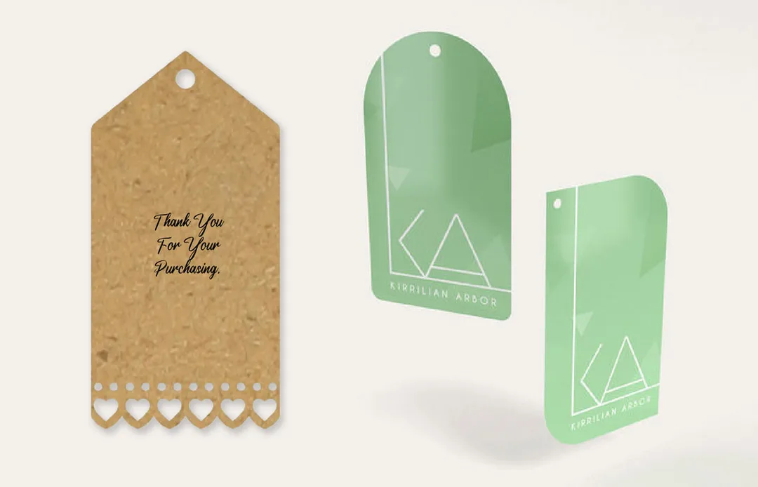 Die Cut Tag Printing