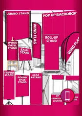 Banner, Bunting, Windflag, Roll Up, Promotional Table