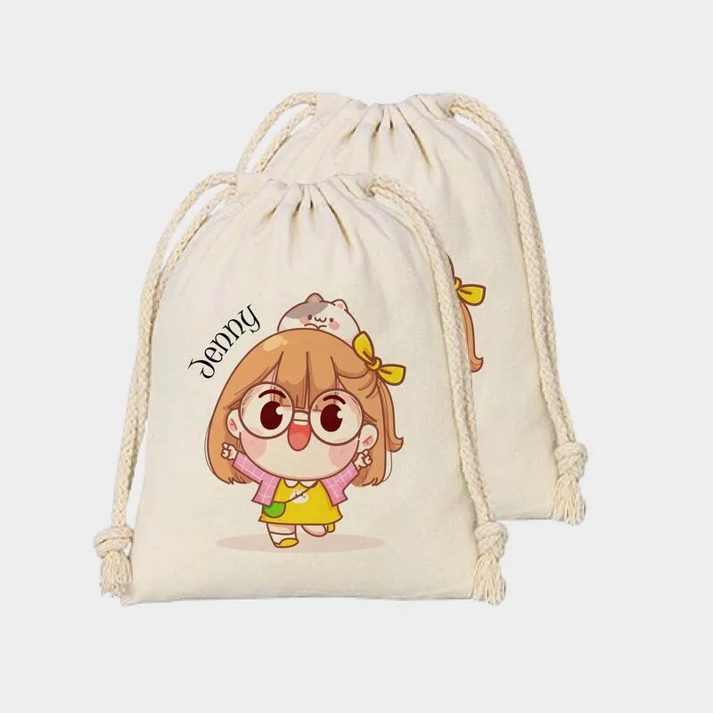 Canvas Cotton Drawstring Bag