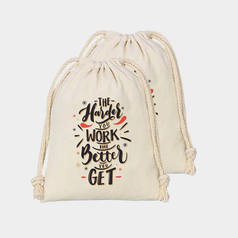 Canvas Cotton Drawstring Bag