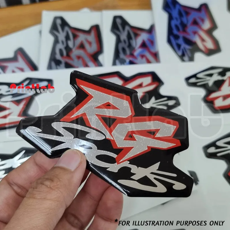 3D epoxy stickercustom epoxy emblem flexible sticker printing