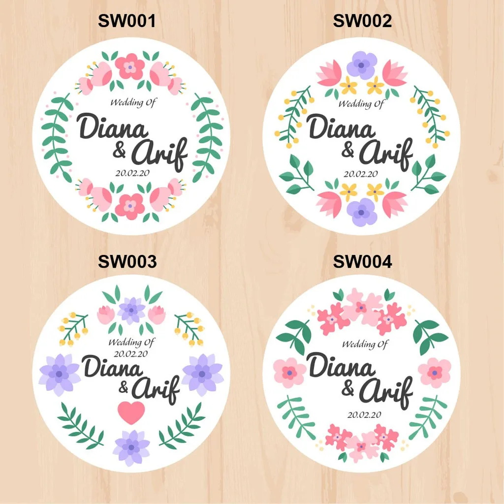 Promotional, Event Label Sticker, Sticker Harijadi, Sticker Akikah Printing