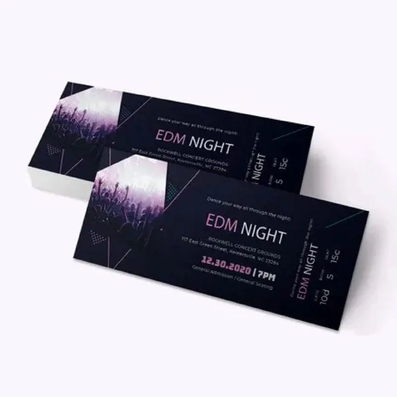 Event Ticket Printing