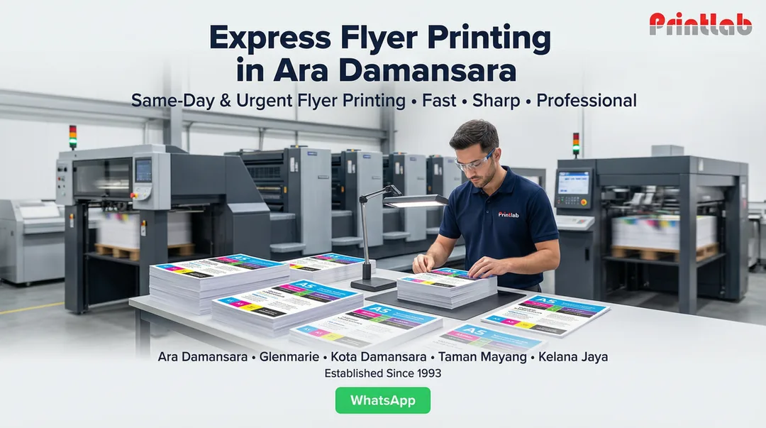 Express Flyer Printing in Ara Damansara Glenmarie Kota Damansara Taman Mayang Kelana Jaya