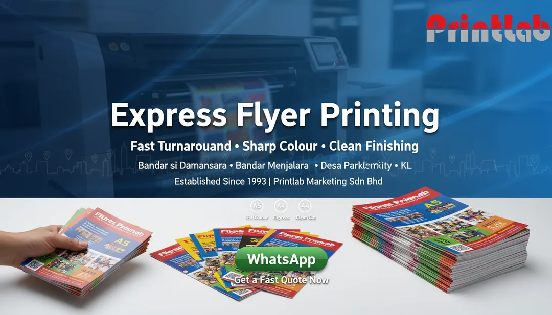 Express Flyer Printing in Bandar Sri Damansara  Bandar Menjalara  Desa ParkCity  Kuala Lumpur