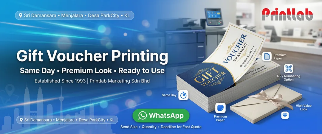 Express Same Day Print Voucher KL Printlab