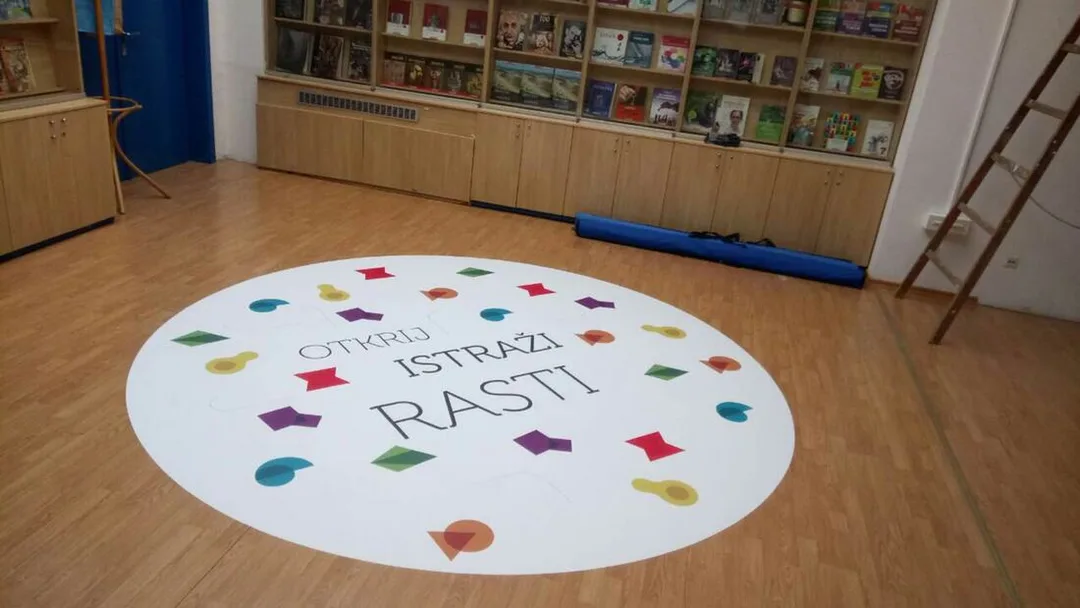 Floor Sticker Printing, Anti Slip Floor Sticker