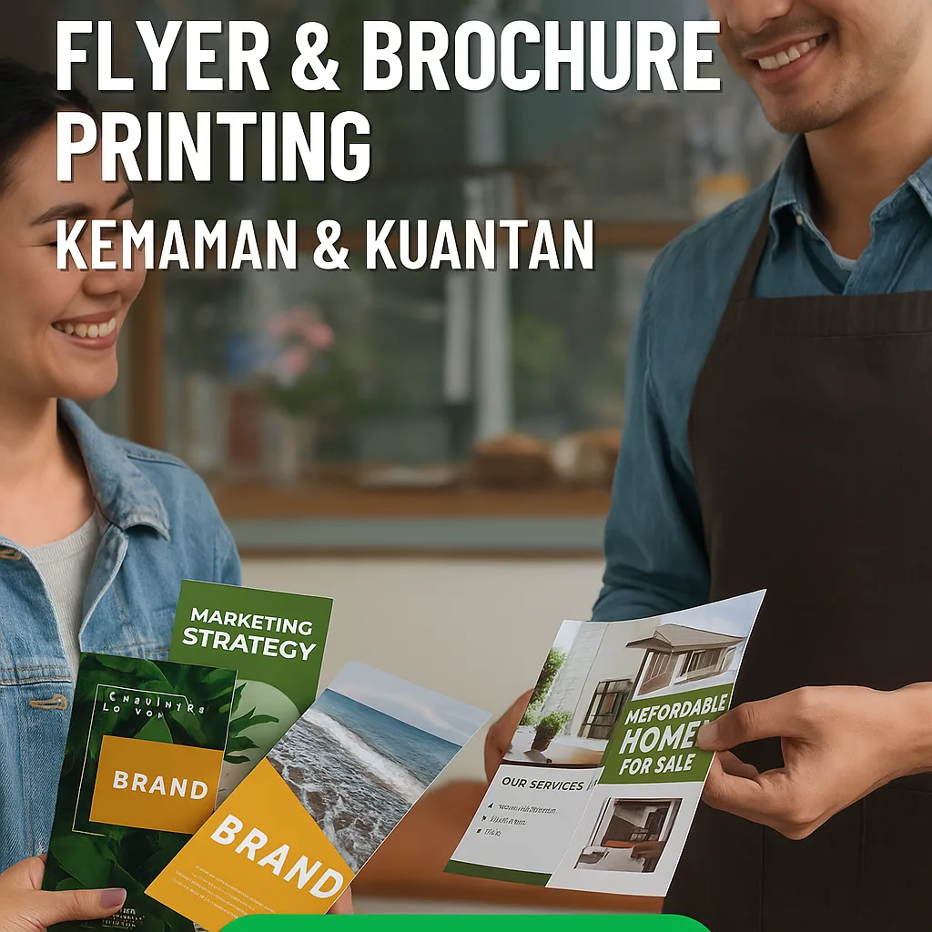 Flyer & Brochure Printing in Kemaman & Kuantan – Quick & Professional