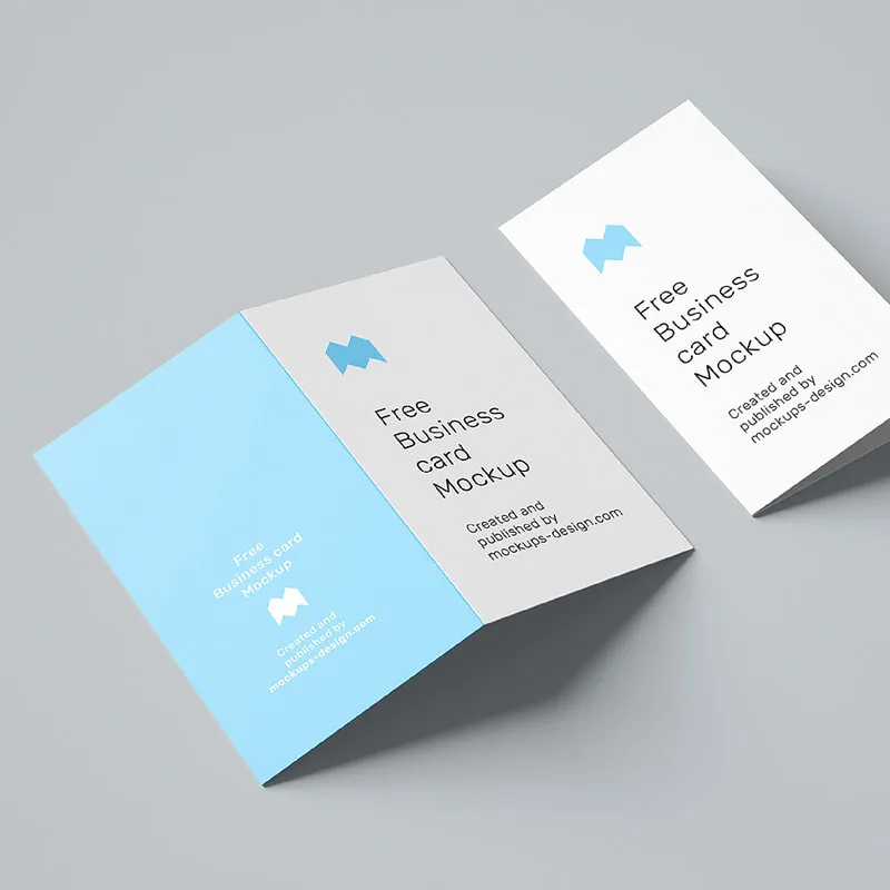 Folded Business Card