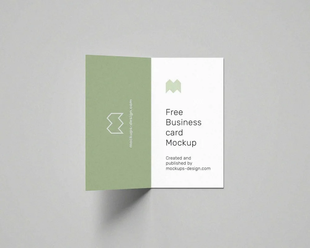 Print Folded Name Card
