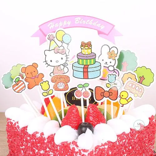 Food Card Cake Topper