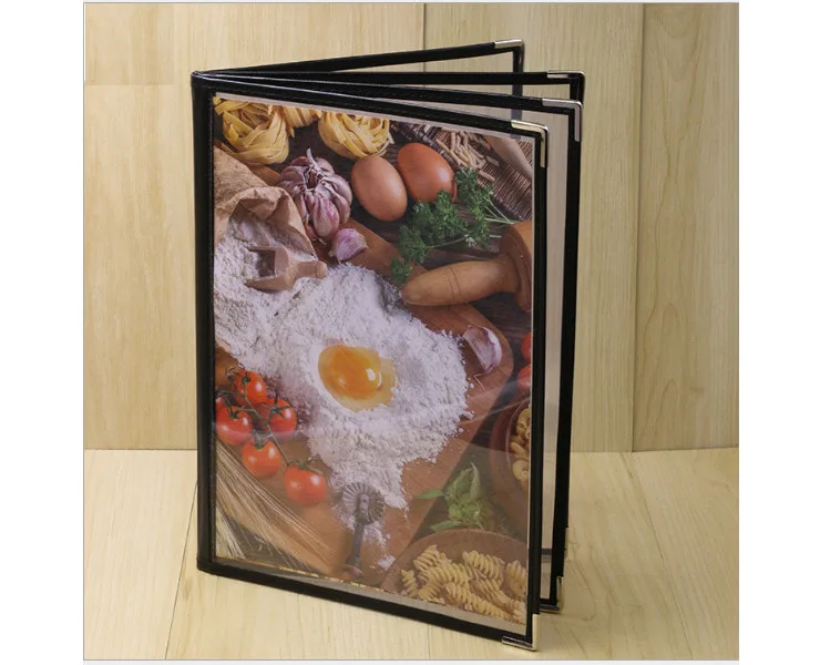 Food Menu Plastic Folder
