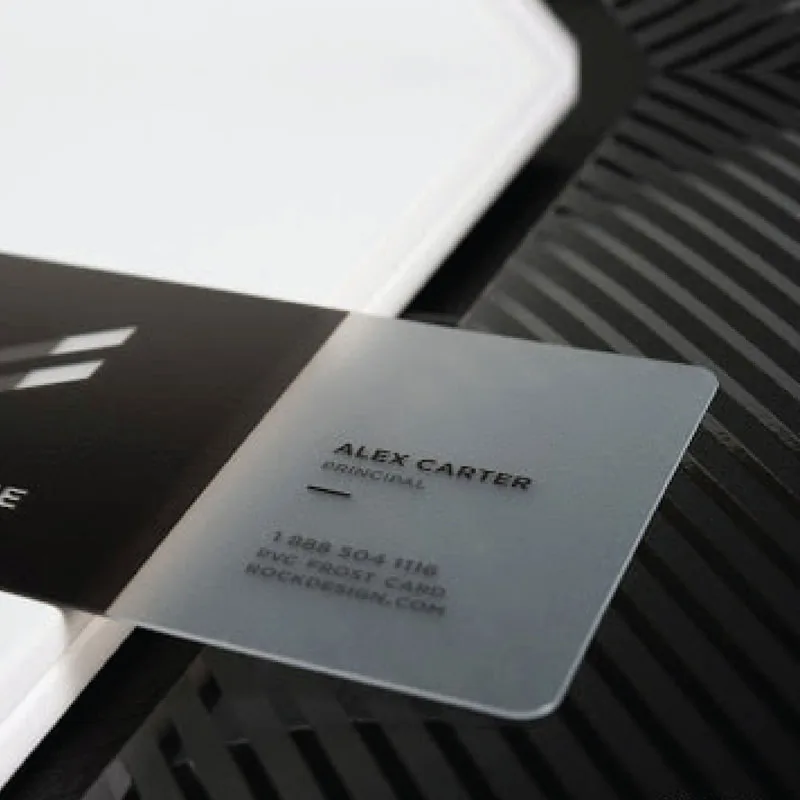 Frosted Business Card