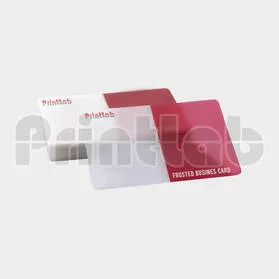 PRINT FROSTED BUSINESS CARD