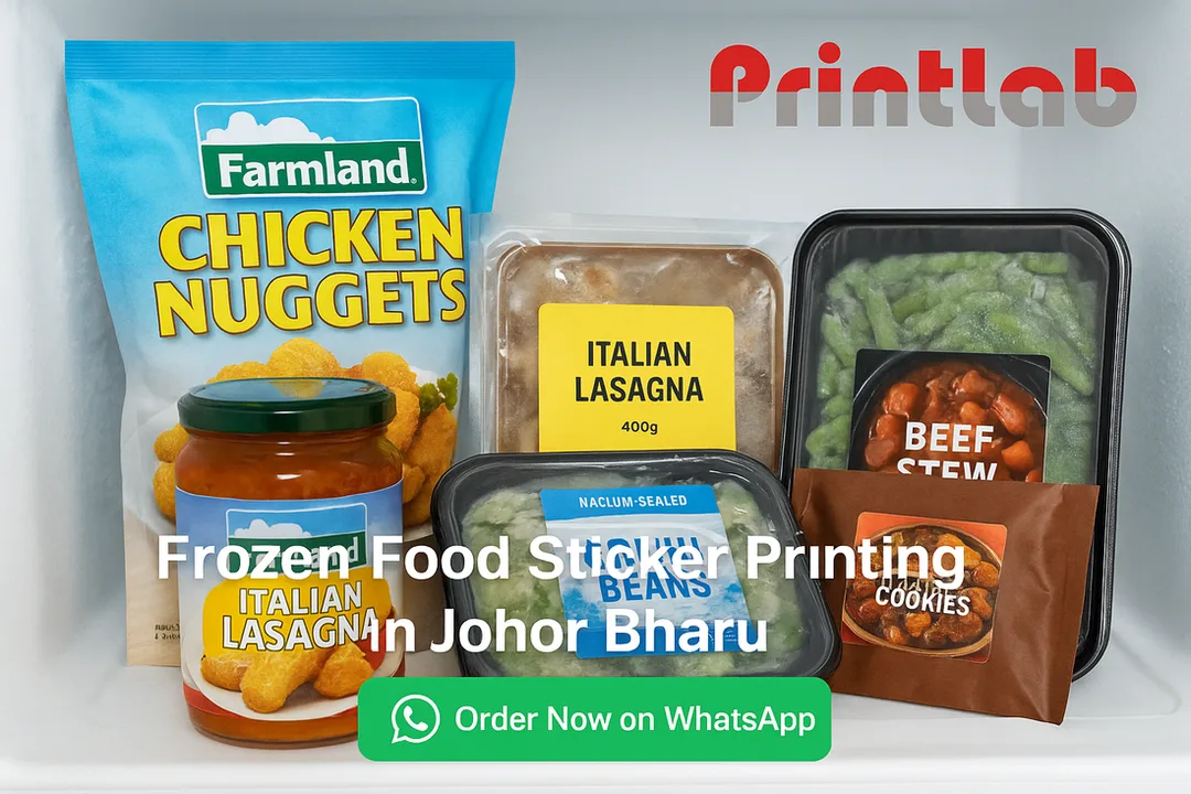 Frozen Food Sticker Printing in Johor Bharu
