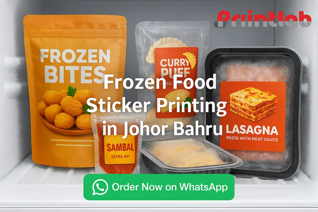 Frozen Food Sticker Printing in Kepong