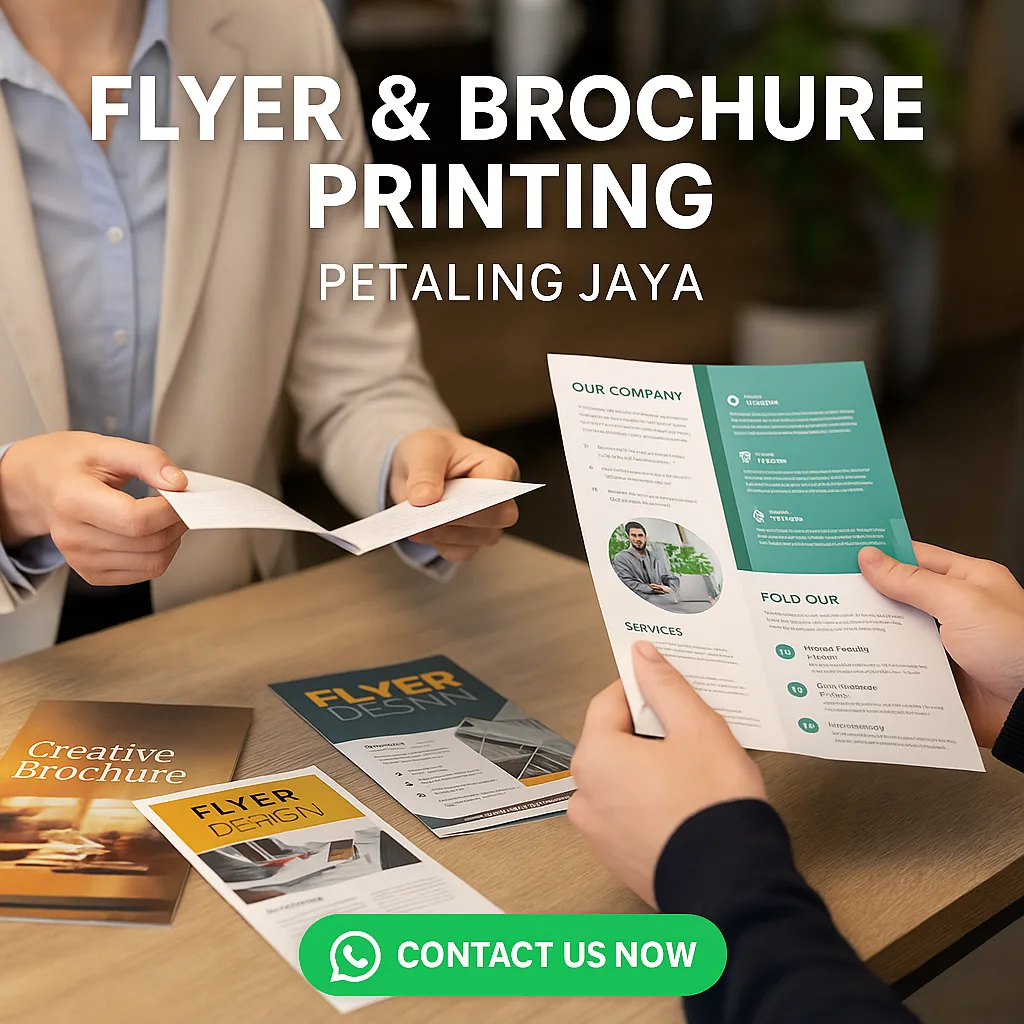 Flyer & Brochure Printing in Petaling Jaya – Quick, Vibrant & Affordable