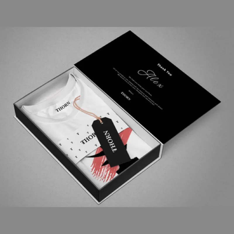 Print garment packaging box