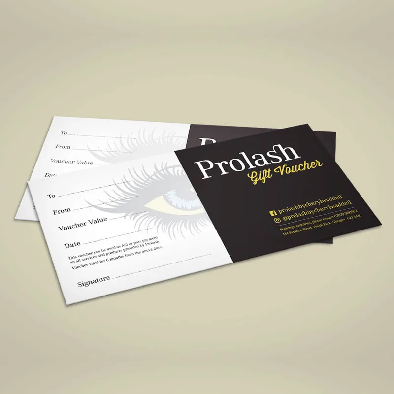 Custom Size Discount Voucher