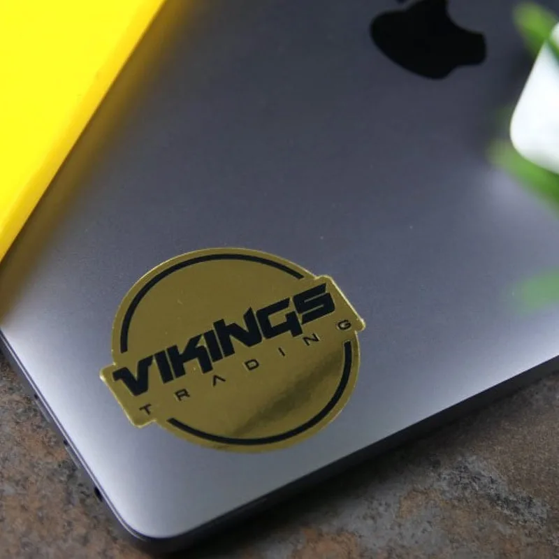 Gold Silver Sticker