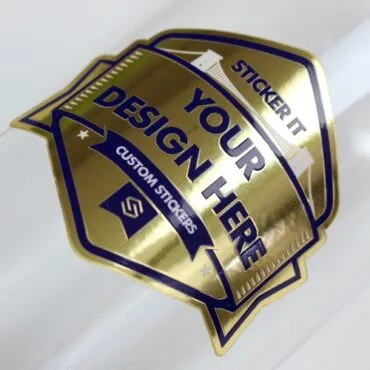 Gold Sticker Printing