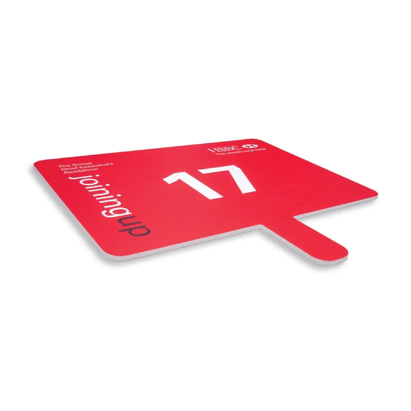 Rectangle Hand Held Signs