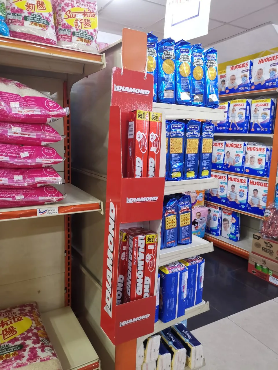 Print Hangsell Display Hanging Shelves in Malaysia