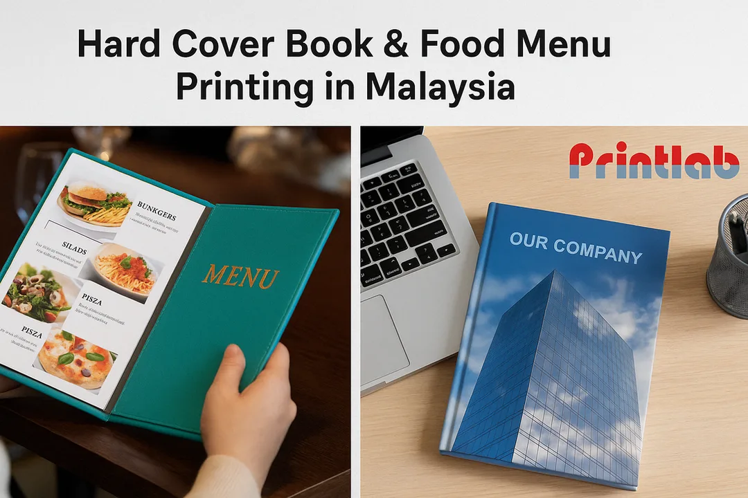 Hard Cover Book & Food Menu Printing in Malaysia