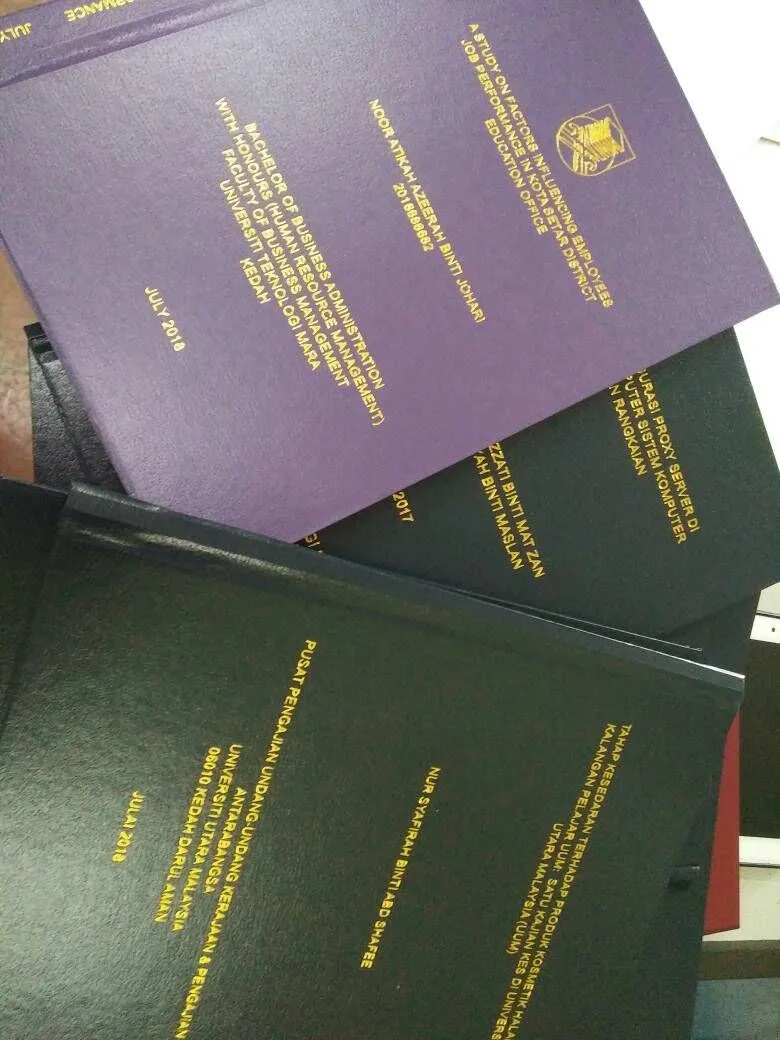 Print Hardcover Book with Gold Stamping