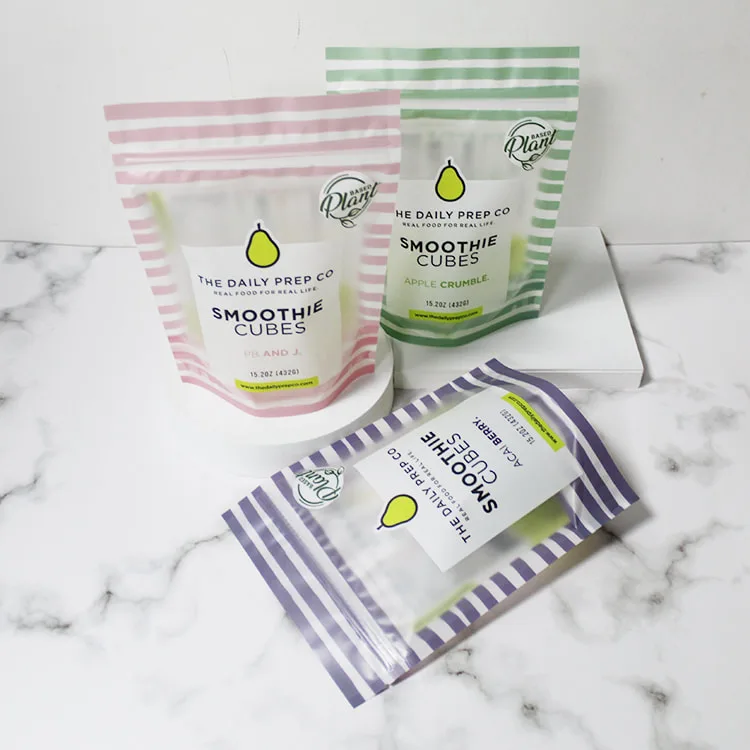 Transparent Standing Pouch Packaging