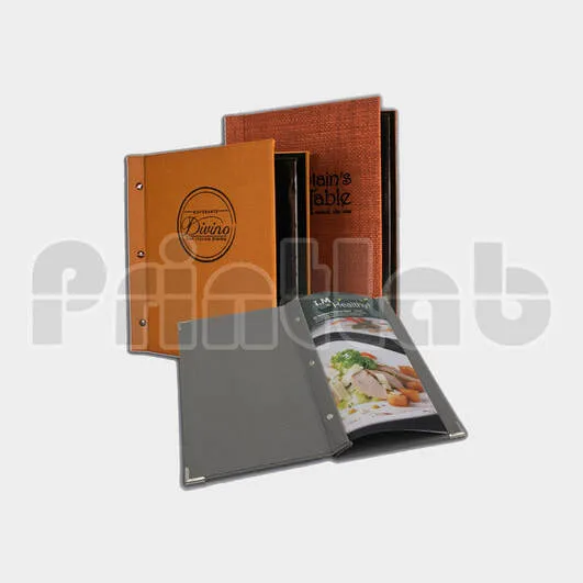 PRINT HARDCOVER MENU IMAGEWRAP , PRINT FOOD MENU