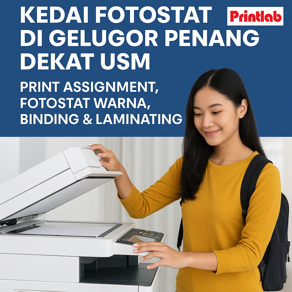 Kedai Fotostat di Gelugor Penang Dekat Universiti Sains Malaysia (USM)