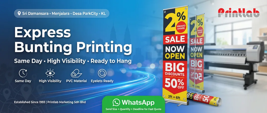 KL Express Print Bunting Same Day
