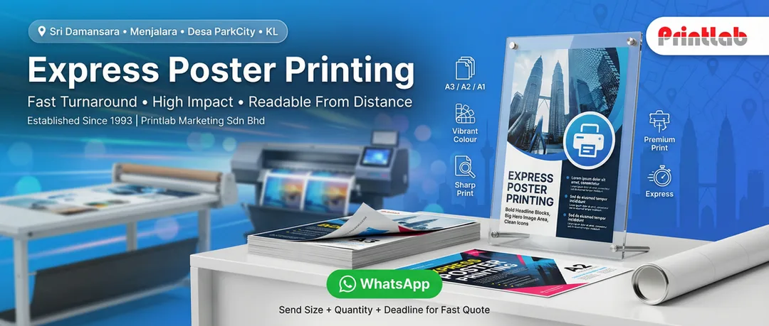 KL Print Poster Express Sri Damansara