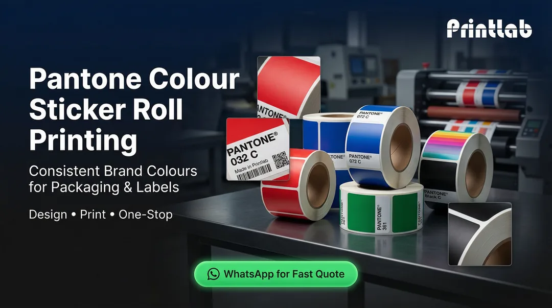KL Pantone Colour Sticker Roll Printing Malaysia