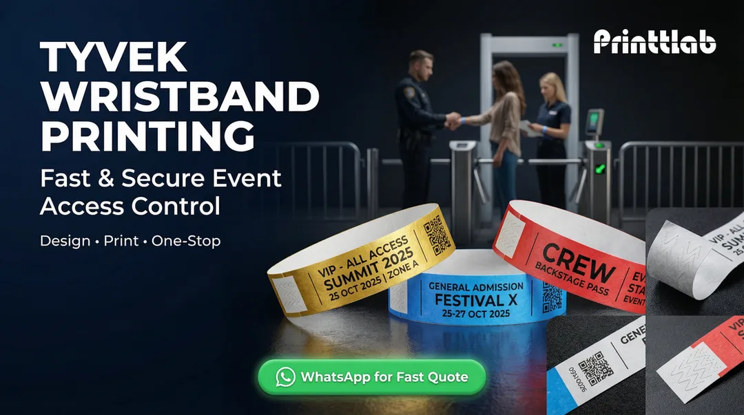 KL Tyvek Wristband Printing Malaysia